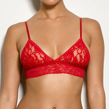 画像をギャラリービューアに読み込む, hanky panky シグニチャー レース パッド ブラジャー(ブラレット) レッド XS