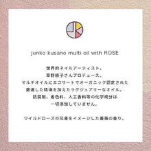 画像をギャラリービューアに読み込む, Junko Kusano multi oil with ROSE