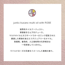 画像をギャラリービューアに読み込む, Junko Kusano multi oil with ROSE
